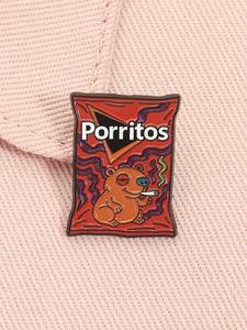 DORITOS Porritos Nachos de Queso Chips Pin de Esmalte Snacks Divertidos Broche de Aleación de Animal Lindo Insignia de Mochila Solapa Accesorios de Joyería de Moda Regalo para Amigos
