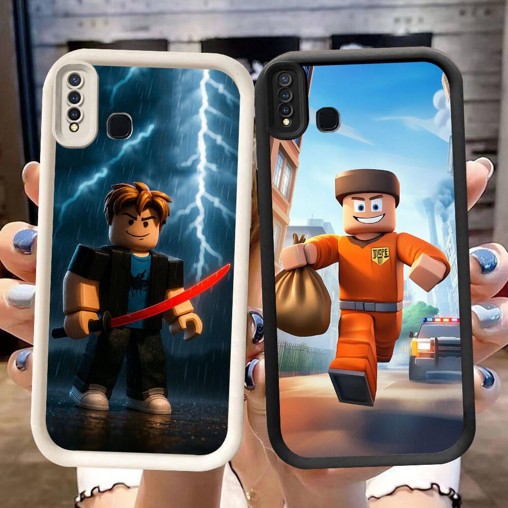 PW-1 ROblox Soft Casing untuk VIVO Y30 Y12 Y15 V15 Y50 Y19 Y17 Y30i Z1 Pro