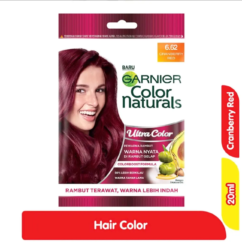GARNIER HAIR COLOR PEWARNA RAMBUT CANBERRY RED 30ml