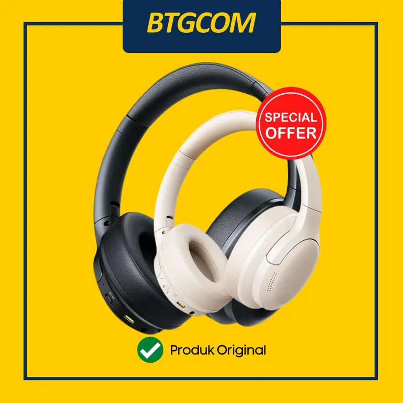 HEADSET BASEUS BASS BH1 LITE HEADPHONE WIRELESS BLUETOOTH 6.0 DUAL MODE SUPER BASS SOUND ENC