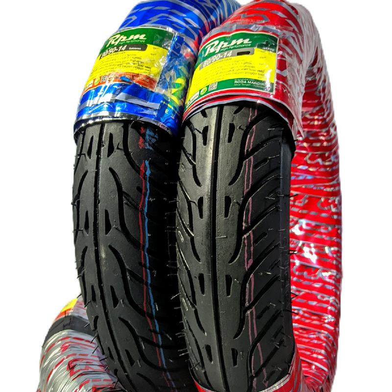 Ban uk 80/90.14 & 90/90.14 tubles satu paket depan belakang all motor matic 0