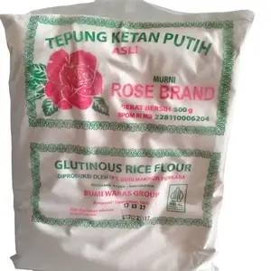 TEPUNG KETAN PUTIH ROSE BRAND 500 GRAM