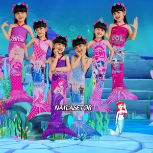 Baju Custom Mermaid Anak Perempuan Motif Karakter Fashion