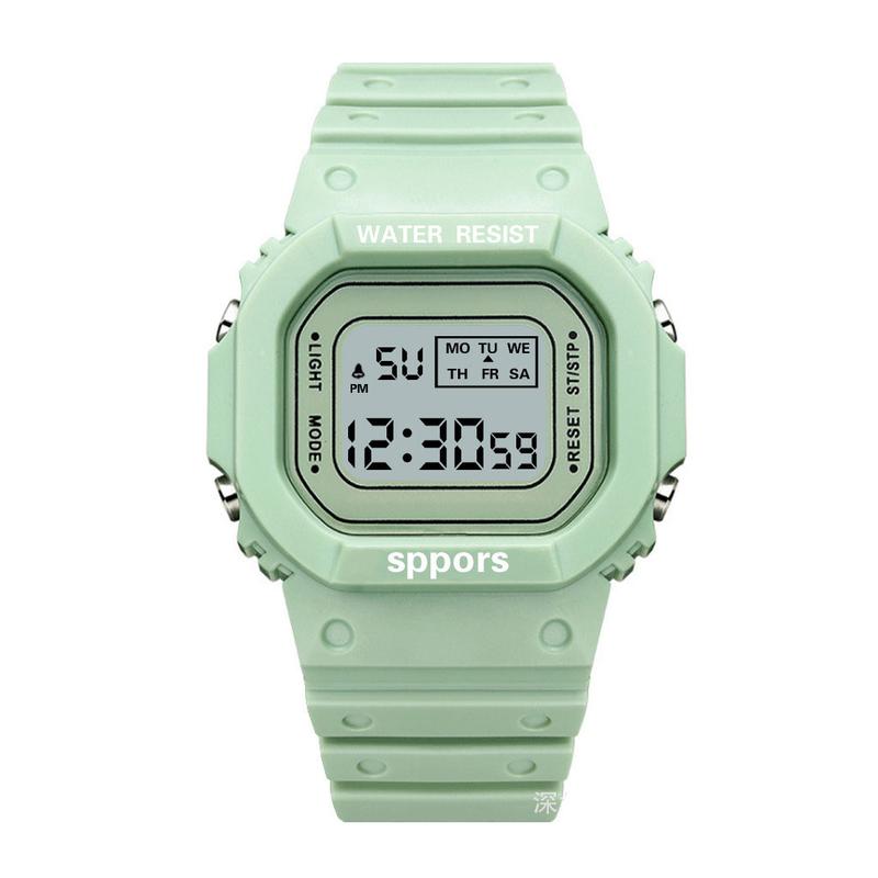 Product Introduction of Waterproof Multi-functional LED Electronic Watch Square Watch Students Youth Outdoor Sports 13