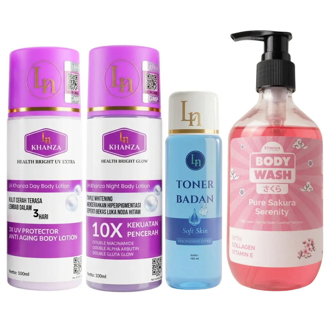 BUND UNGU SIANG MALAM + TONER + SABUN SAKURA