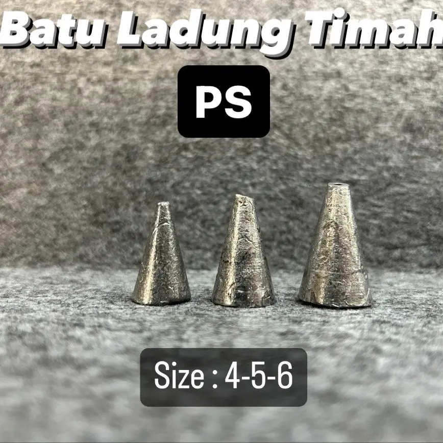Batu Ladung Timah “PS” Batu Hidup Untuk Udang Galah Sungai