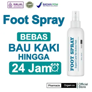 FOOT SPRAY PENGHILANG BAU KAKI BY PHARMACIE ORGANICO