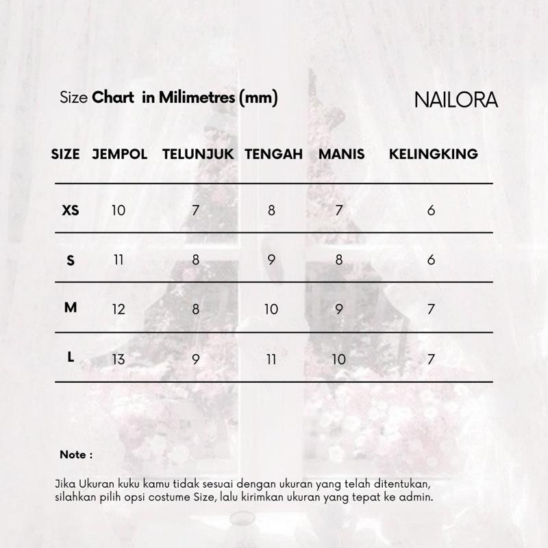 Kuku palsu Costume Design By NAILORA untuk Art Nail - Model 3
