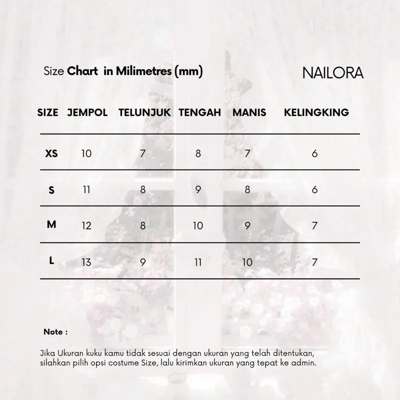 Kuku palsu Costume Design By NAILORA untuk Art Nail - Model 3