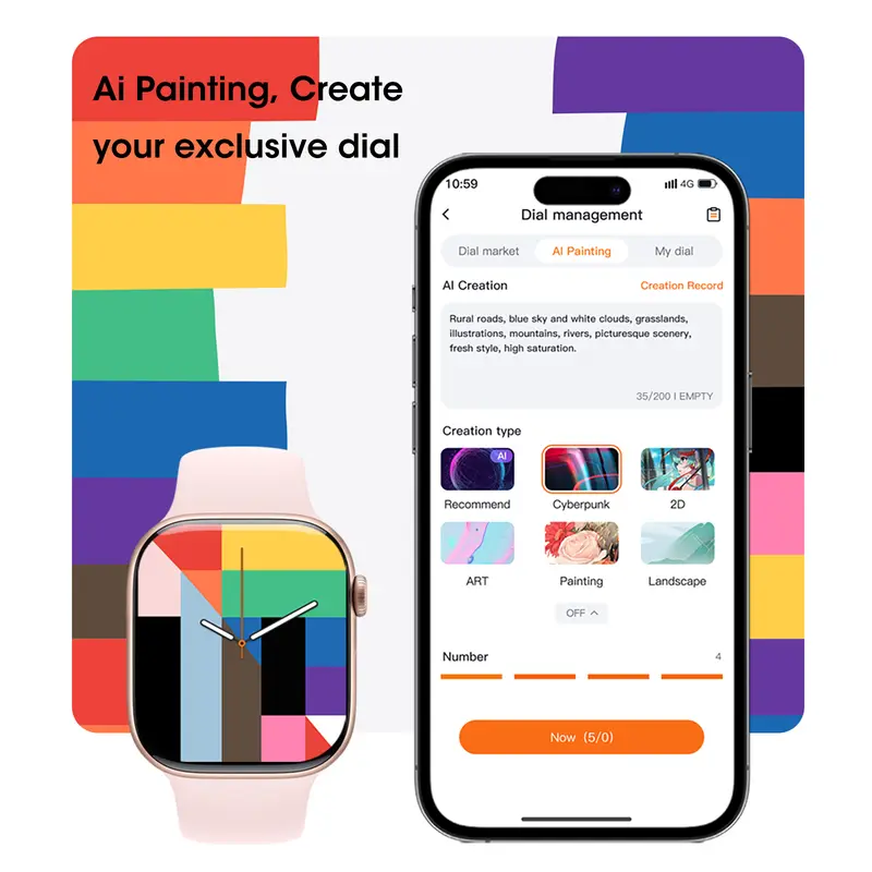 【Microwear】Relógio Smartwatch W11 Pro mini 42mm Responde Whatsapp Série 11 Tela Amoled À Prova D'água IP68 + Brindes