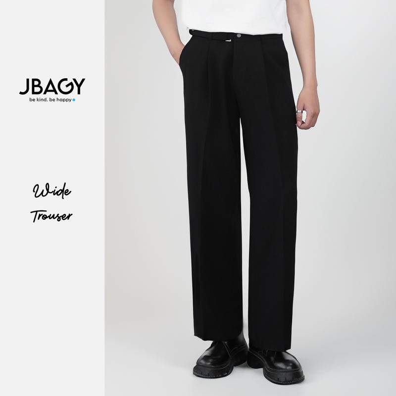 Quần tây âu nam JBAGY cách điệu cạp ống rộng đai chỉnh cạp tiện ích - JD0106
