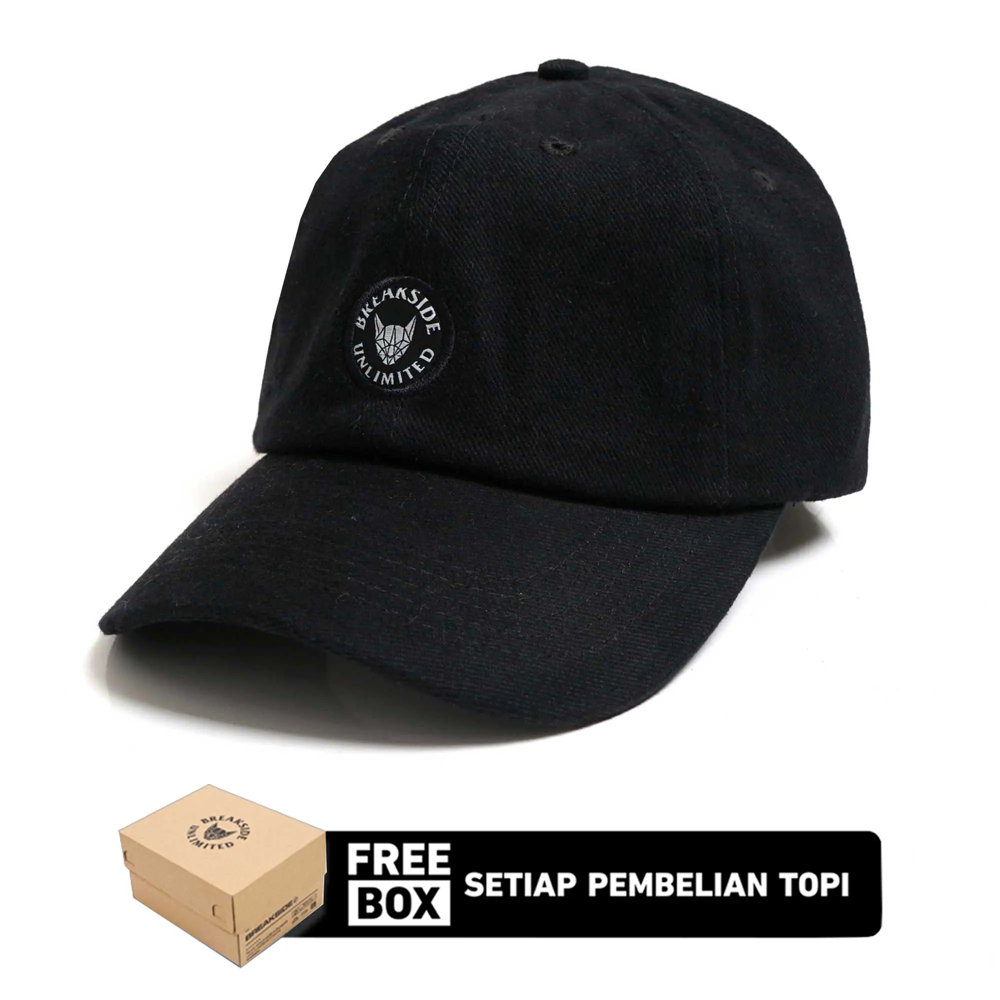 Breakside Polo Cap Reserved - Black