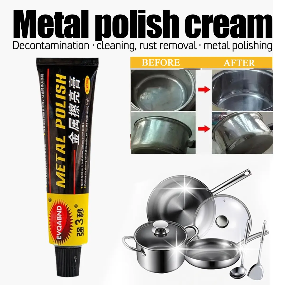 Autosol Metal Polish 50g metal polish Pembersih Logam Kilap Cemerlang pembersih karat crome