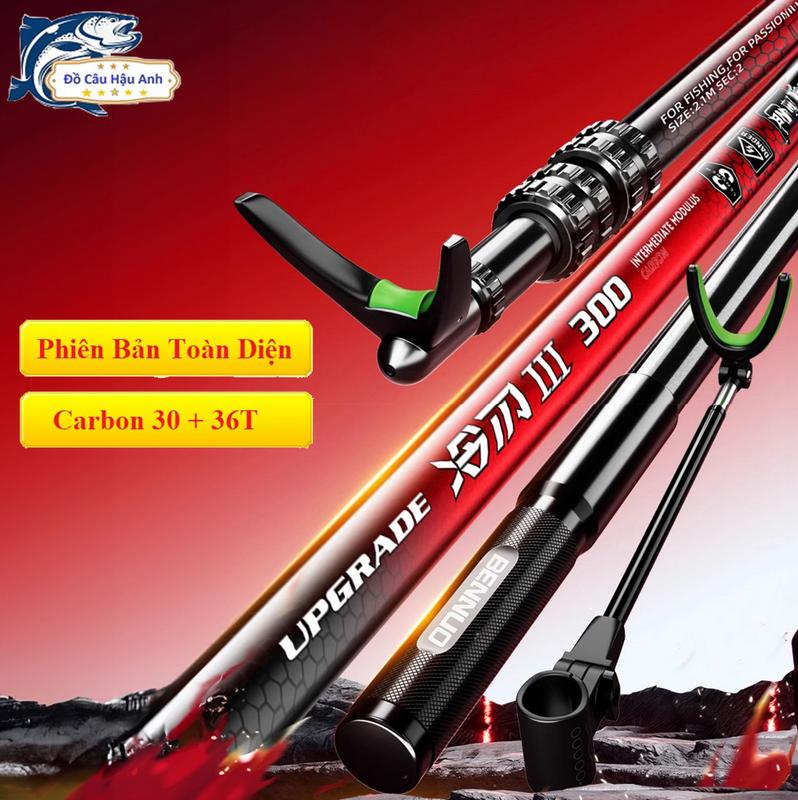 Chống Cần Câu Đài Carbon Gác Cần Câu Đài Benou Cao Cấp Sang Trọng Chất Lượng Cao KK20 Bắt Cá Fishing Đi Câu