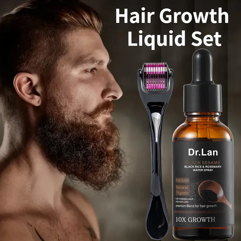 [Hair growth serum containing natural ingredients] FDA approved | Ginseng and black sesame prevent hair loss and promote hair growth | Deep nourishment | Relieve scalp itching | Natural organic ingredients | Hair growth essence | Unisex | Hair care oil