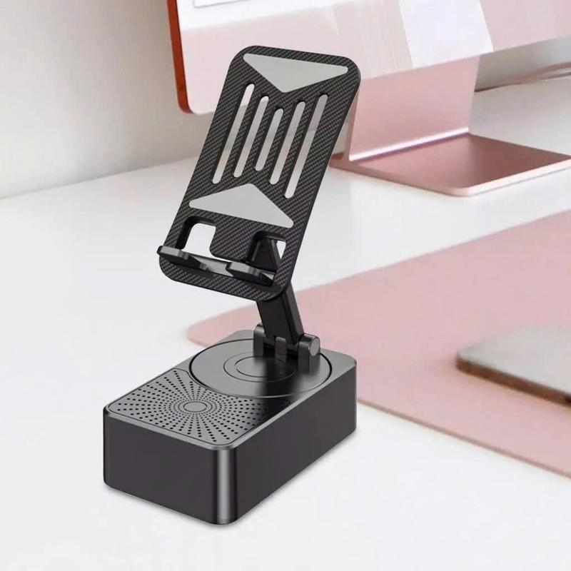 Loa Bluetooth Titan Kèm Giá Đỡ Điện Thoại 360 Độ Chống Trượt Gập Lại Tiện Lợi Pin 5000mAh Thời Lượng 4-6 Giờ Âm Thanh Cực Hay