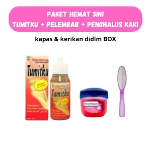 Paket Hemat 3in1 Tumitku - Pelembab - Penghalus Kaki - Solusi untuk kaki pecah pecah