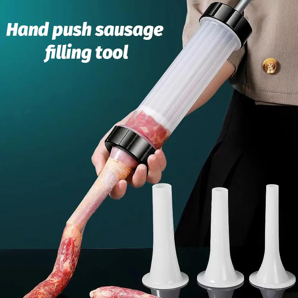 Alat Cetak Sosis Home Made 3 Corong Cetakan Pembuat Pencetak Suntik Suntikan Sausage Maker