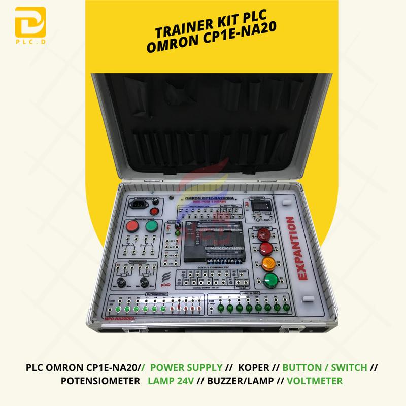 Trainer Kit PLC Omron with Analog IO (CP1E-NA20DR-A) - Shop | Tokopedia