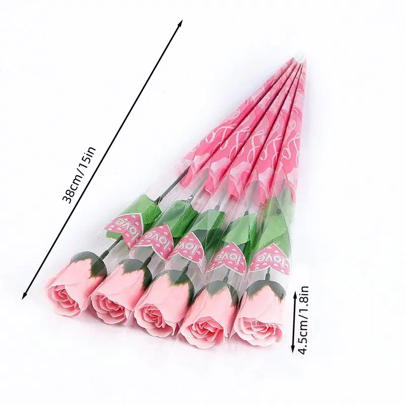 Hoa Giả, Hoa Xà Phòng Hoa Hồng Mô Phỏng, 1 Cái, Thích Hợp Cho Ngày Lễ Tình Nhân, Đồ Trang Trí Nhà Cửa Và Đám Cưới 7