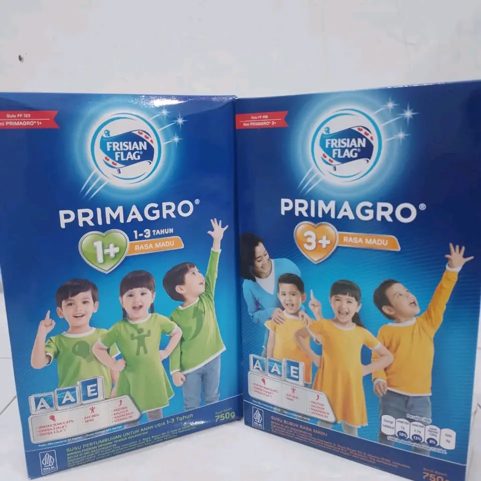 FRISIAN FLAG PRIMAGRO 1+ 3+ 750gr MADU VANILA COKELAT EXP 2026