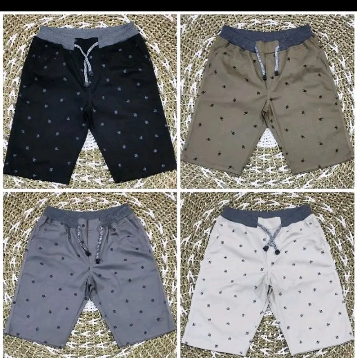 CELANA PENDEK CINOS MOTIF 100ribu dpt 4pcs Katun Nyaman Distro