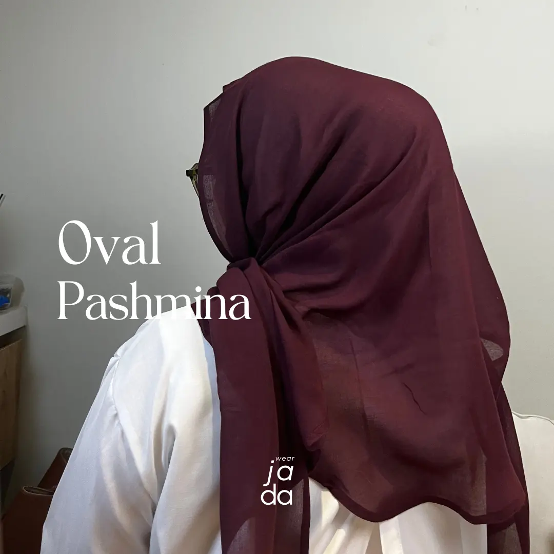 Wear Jada - OVAL Pashmina Anti Lecek Adem Ringan Anti Pusing