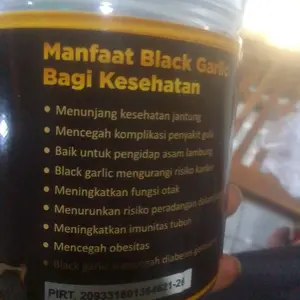 Black Garlic Tunggal Lanang 250 Gram Manika Bawang Hitam Kualitas Pilihan