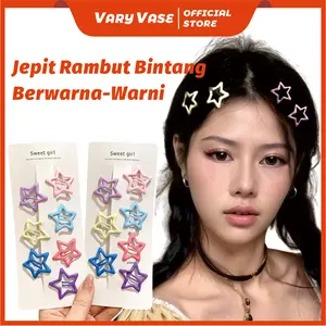 Vary Vase Jepit Rambut Wanita / Jepit Rambut Hair Clips Bintang Korea / Jepit Rambut Bintang Dopamin /Aksesori Rambut Bintang  Hairpin Dewasa