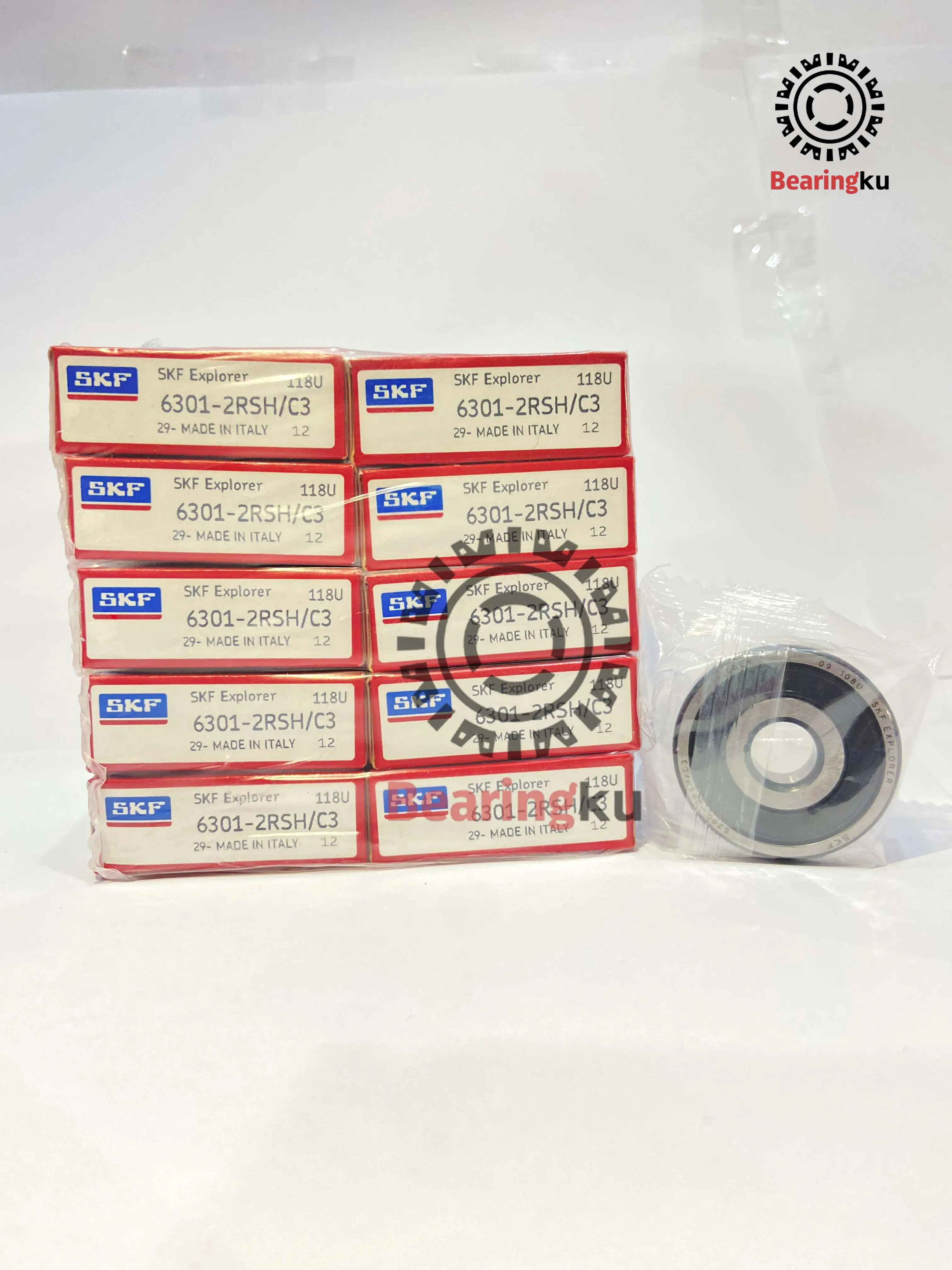 Ball Bearing SKF 6301 2RSH/C3 6301 2RS C3  SKF Original 12x37x12