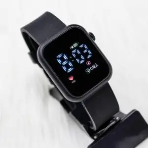 BEST SELLER - Jam tangan anak pria dan wanita led digital tahan air fashion strap karet { free box dan batrai cadangan }