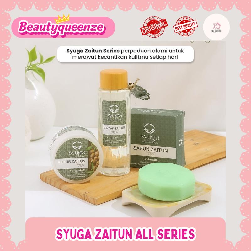 SYUGA Body Care ALL Series | Minyak Zaitun, Scrub Badan, Soap Bar ...