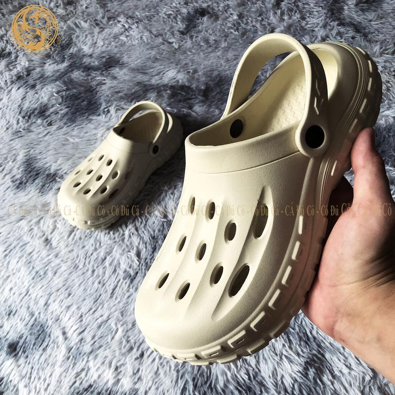  Dép sục nam nữ kiểu dáng Basic sục đế bằng quai hậu siêu nhẹ đi mưa đi học du lịch 