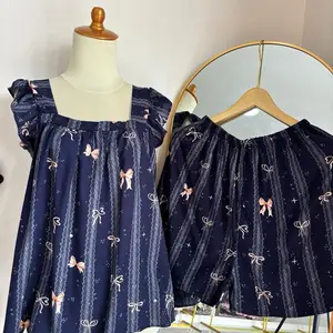 NESTUFF PEJAMAS KUTUNG RAYON VISCOSE PREMIUM LENGAN KUTUNG