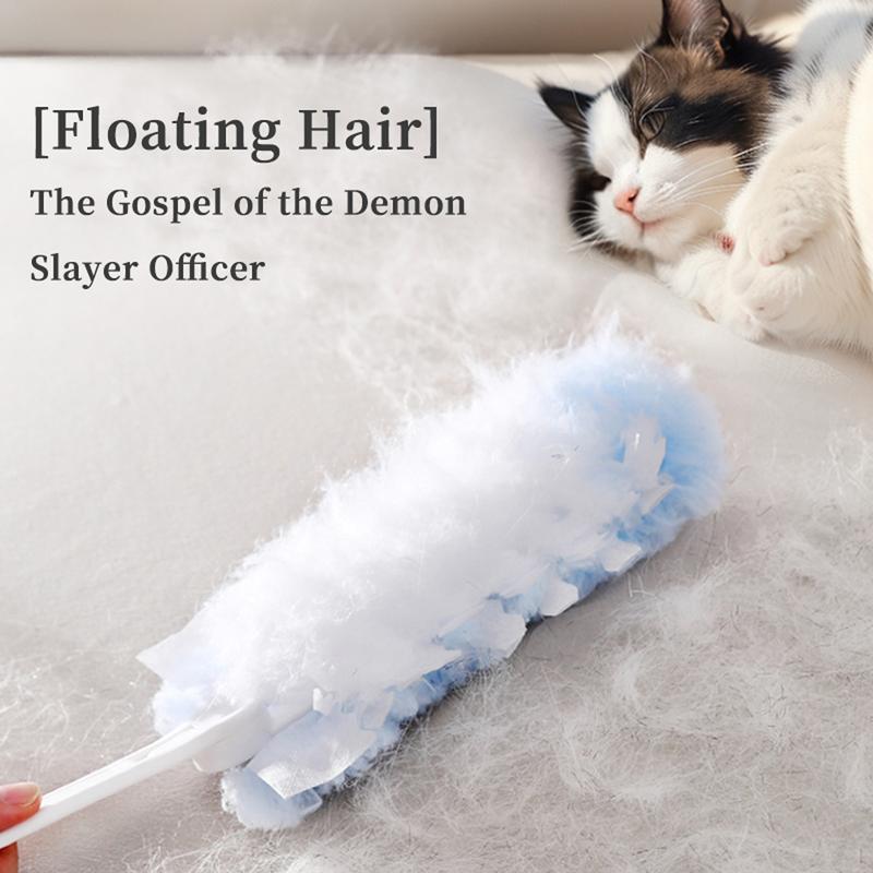 Product Introduction of Electrostatic dust removal duster with adsorption function for sweeping dust, suitable for household and car use. It can be folded and is a magic tool for cleaning cobwebs, fan dust and the like. It's similar to a feather duster. 0