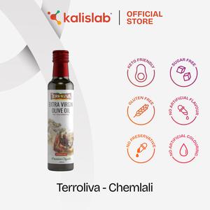 Minyak Zaitun Organik Chemlali – Terroliva EVOO Premium (250ml) | Terroliva Chemlali Organic Premium Selection - High Polyphenol Extra Virgin Olive Oil 250ml