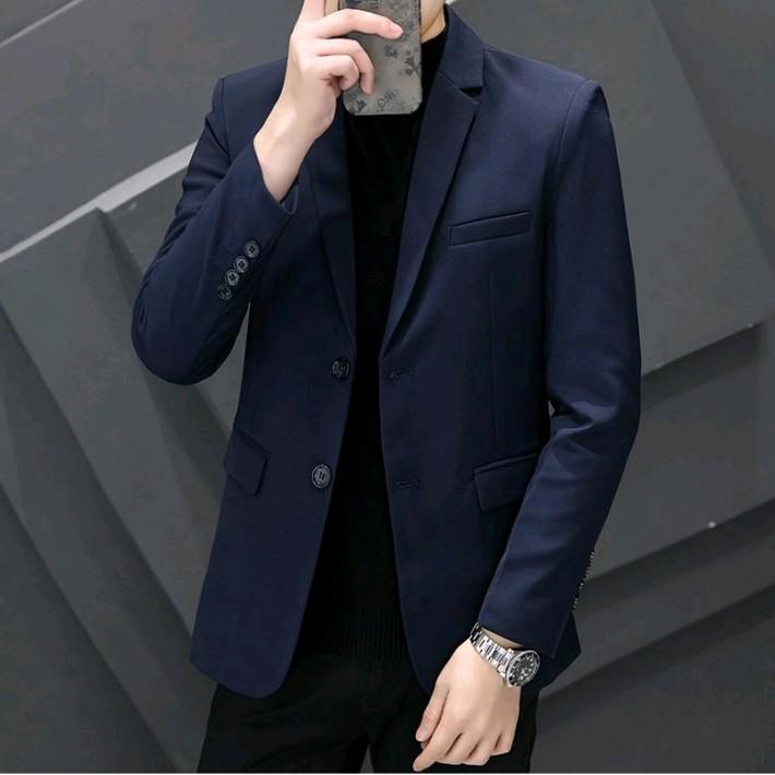 Jas Blazer Pria kekinian Formal Semi Kantor 1