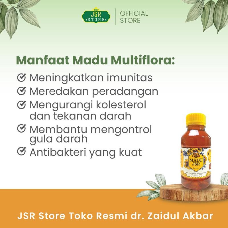 MADU JSR dr. Zaidul Akbar - Madu Multiflora (760 gram) Madu Alami 2