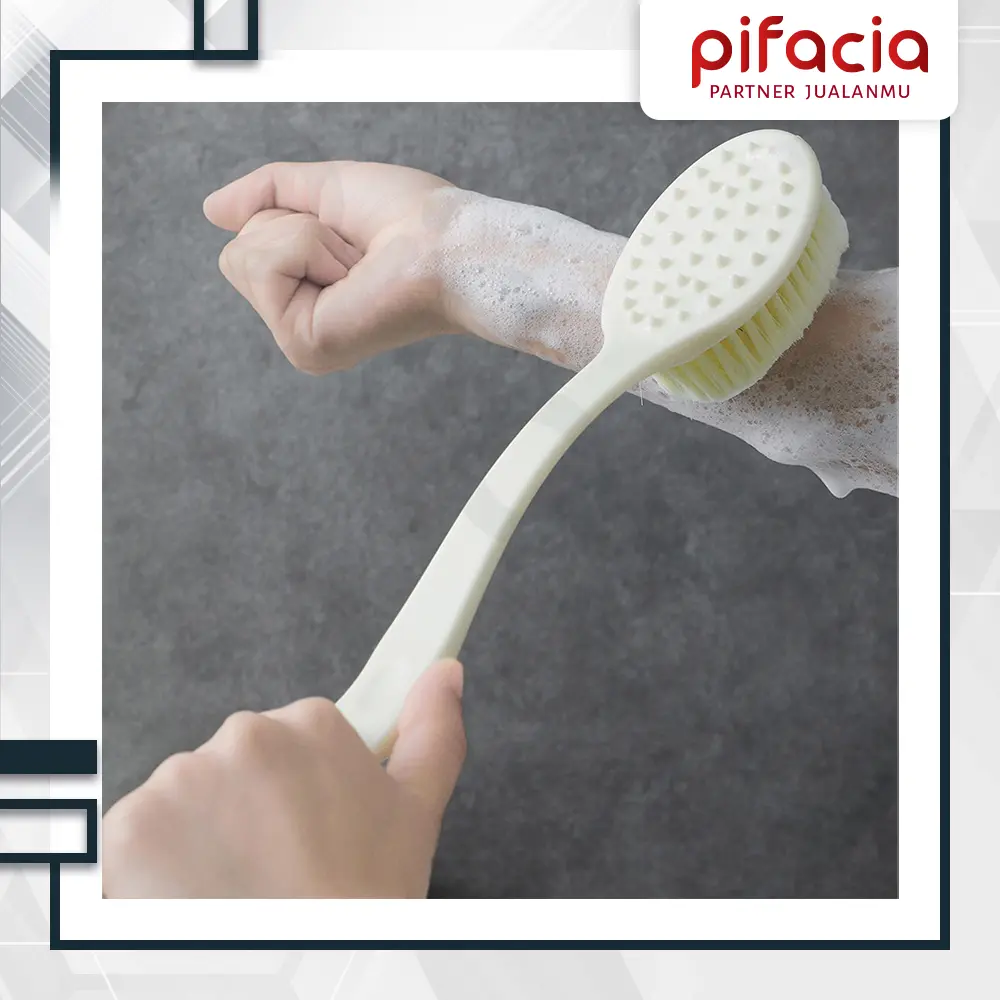 PIFACIA Sikat Punggung Tongkat Panjang Pembersih Daki