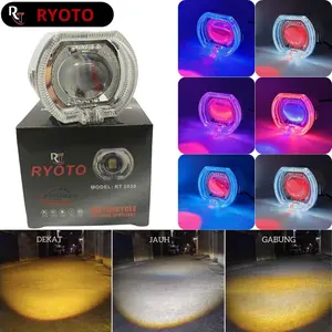 Lampu utama led projektor biled 3 inch cahaya laser cut off D2 D3 biled ala ala waterproof universal