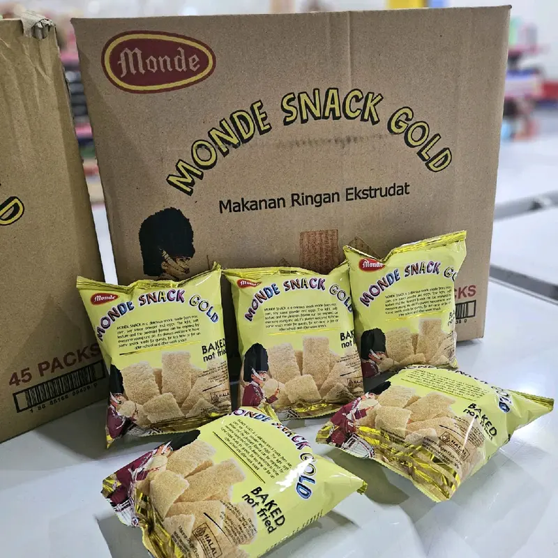 Monde snack gold (paket 10 pcs) Monde snack gold Gift Food 2