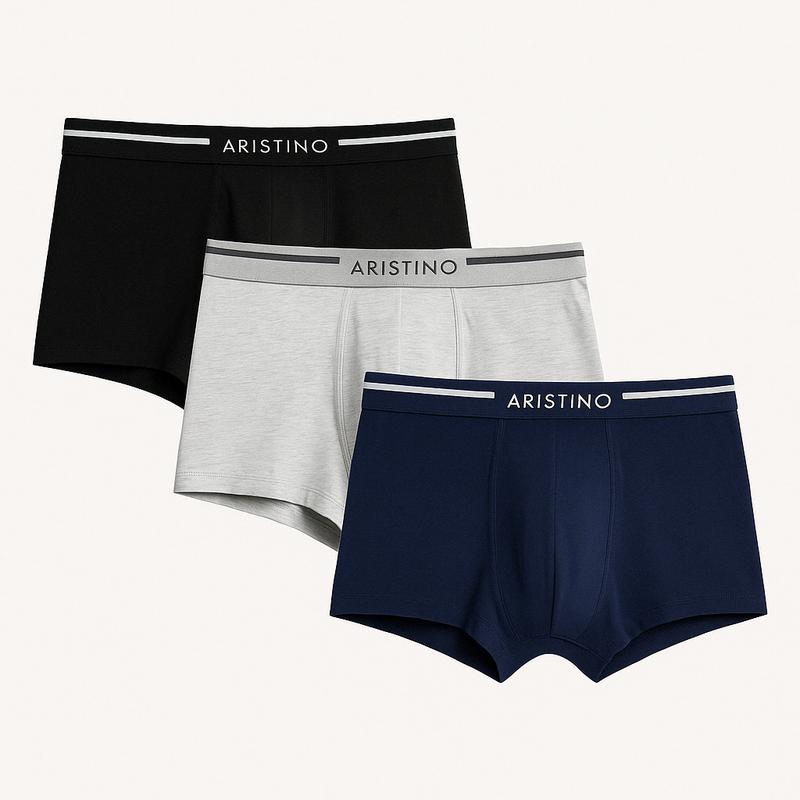 Aristino Quần Boxer Brief Nam Bamboo ECX03807 ECF03807 - Chất Liệu Sợi Tre Siêu Việt & Spandex Co Giãn Nhẹ - Size M L XL XXL - Sản Xuất Tại Việt Nam