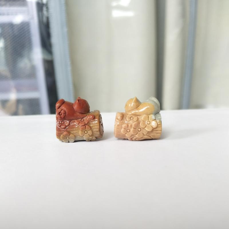 Đồ Trang Sức Mèo gốc cây mã não Alashan, Tự Nhiên, Phụ Kiện Tự Làm 2