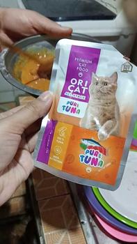 Product Review of ORI CAT wet food pouch / sachet isi 12 pcs - Makanan basah kucing MURAH from 💥**💥 1