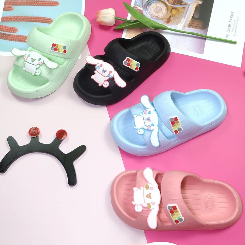 WH - Sandal Anak BABY Cewek Karakter Cinnamoroll slip on Tali 2 band 1