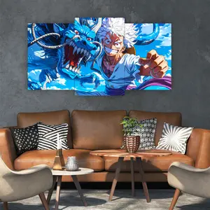 Hiasan Dinding Anime One Piece Poster Dinding Ukuran 90cm x 50cm Bahan Tebal 6mm Tahan Lama Dan Mudah Dibersihkan Motif Anime One Piece