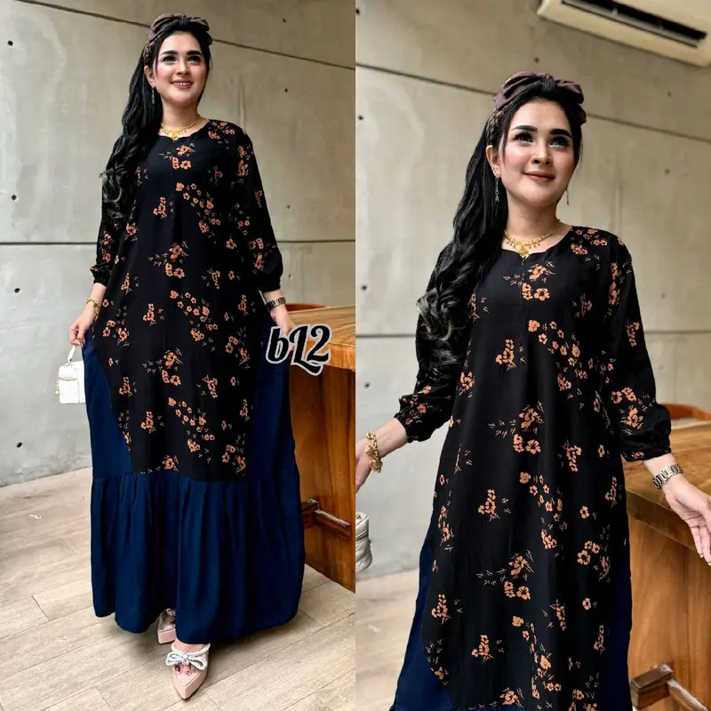 DRESS ULVARIANI DUYUNG COMBI 1