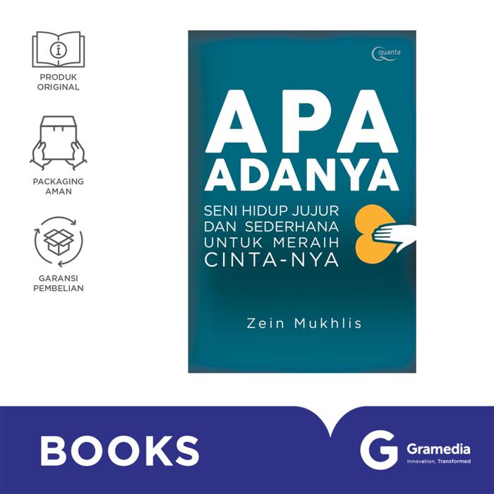 Gambar Apa Adanya: Seni Hidup Jujur dan Sederhana untuk Meraih Cinta-Nya dari Gramedia Kota Administrasi Jakarta Timur Tokopedia