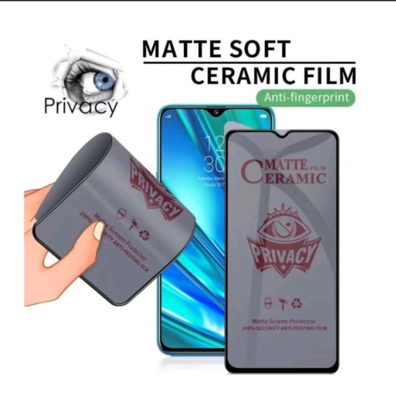 anti gores Privacy Ceramic SPY OPP A16 / A15 / A15s / A35 / A17 / A17K / A18 / A38 / A55s / A53s 5G / A5 2020 / A9 2020 / A31 / A8 / A16K / A16E / A16S / A16e / A58 5G / A78 5G / A57 / A77 TG Tempered Glass Privacy Anti Spy anti Kepo Anti intip 6