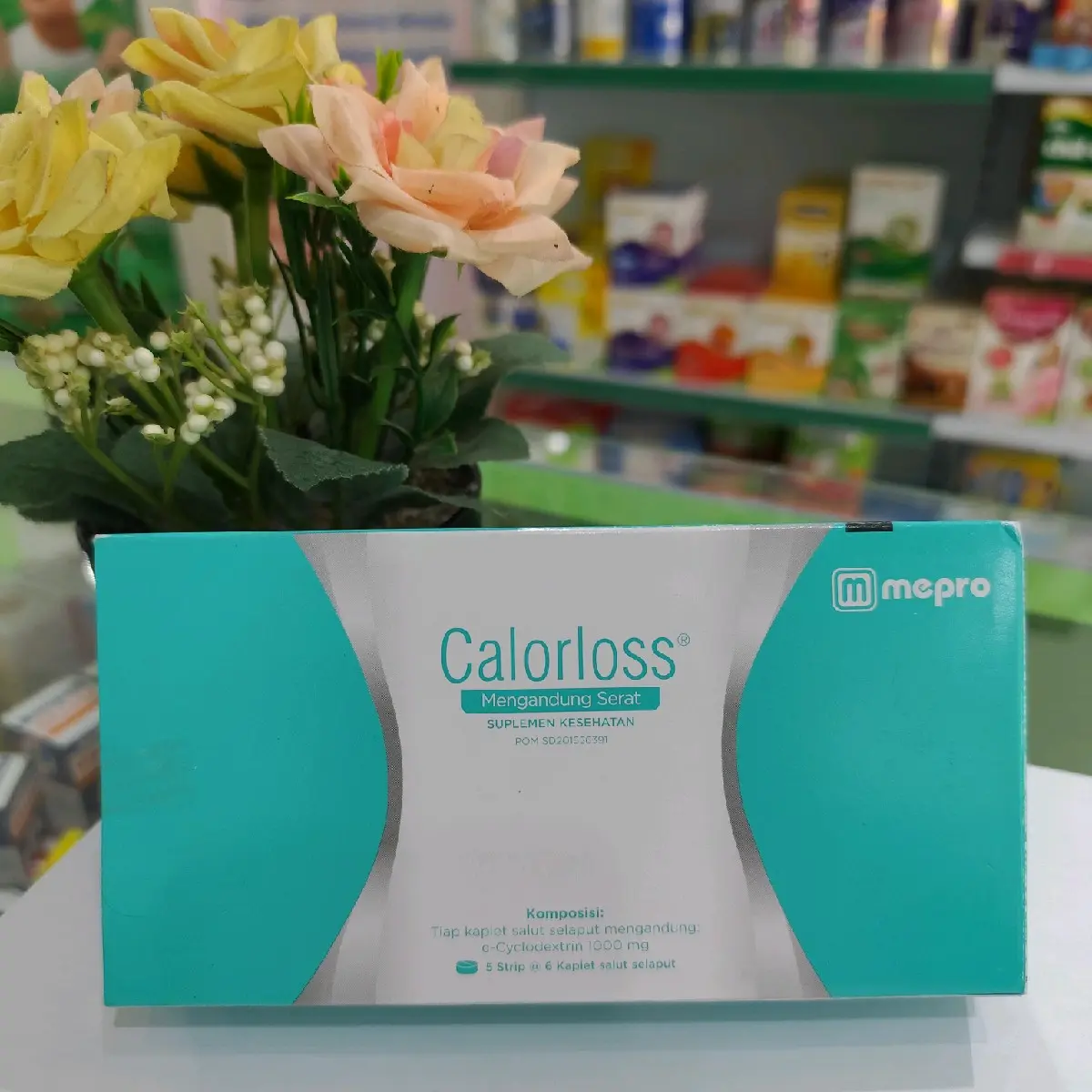 CALORLOSS isi 6 kaplet suplemen kesehatan